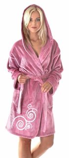 Krátký župan s kapucí + výšivka Orient 33 56 LIMITOVANÁ EDICE