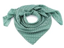 Šátek s puntíky 85x90 cm