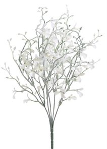 Svazek umělých bílých kytiček 40 cm