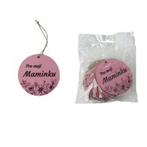 Dekorace k zavěšení PRO MOJI MAMINKU, 10 ks D7593 - 7 cm