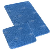 SADA BANY 60x100 + 60x50 cm - bez výkroje - sada 60x100, 60x50 cm Chrpa tmavě modrá