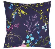 Povláček bavlněný Tmavě modrá,Růžová 90/597A 40x40 cm