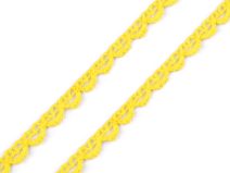 Bavlněná krajka paličkovaná šíře 7 mm návin 22 METRŮ