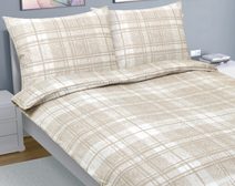 Povlečení krep na dvoudeku - 1ks 220x200, 2ks 70x90 cm (220 cm šířka x 200 cm délka) Modrá,Růžová,Šedá