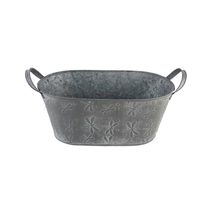 Vánoční květináč plechový K3913/2 - 15 cm