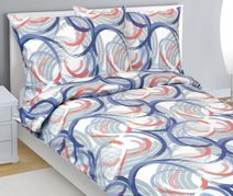 Povlečení krepové Modrá,Růžová,Šedá 80/210