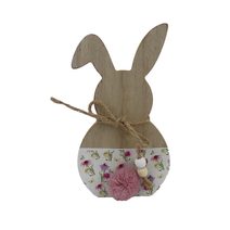 VELIKONOČNÍ DEKORACE zajíček D7138 - 15.5 cm