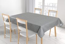 Ubrus ADÉLA - 100x100 cm Pnoucí kvítek šedá