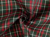 Vánoční dekorační káro s lurexem METRÁŽ