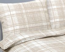 Povlečení krep Mandevila bordó na banánovém 240x220, 2x70x90 cm