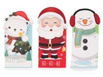 Vánoční / mikulášský dárkový sáček sada 3 ks