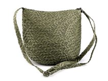 Kabelka z papírové slámy crossbody 23x30 cm