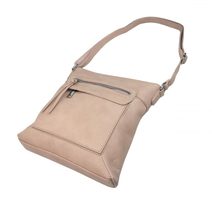 TESSRA Velká tmavě šedá crossbody dámská kabelka D5580