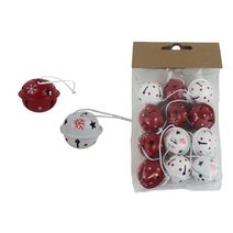 Rolnička k zavěšení, 12 ks K3813 - 3 cm