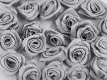 Saténová růže Ø13-15 mm 10 kusů