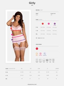 Půvabný korzet Romanesa corset - Obsessive