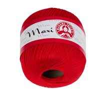 Příze MAXI MT - 100g / 565 m červená
