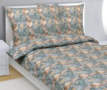 Saténové prodloužené povlečení LUXURY COLLECTION 140x220, 70x90cm smetanové