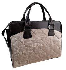 PUNCE LC-01 šedá dámská kabelka pro notebook do 15.6 palce