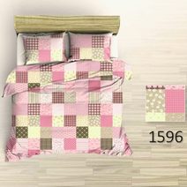 Povlečení krep Valerie - růžové 140x200+70x90 cm