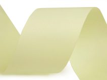 Atlasová hedvábná stuha oboulící šíře 40 mm matná návin 20 metrů