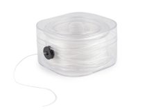 Pruženka / gumička plochá šíře 0,8 mm krabička s odvíjením