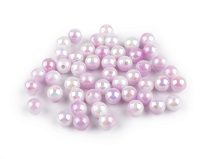 Plastové korálky s mermaid efektem Ø8 mm 20 g