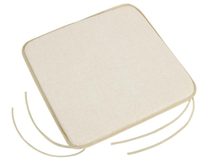 Sedák LADA hladký - 40x40 cm hladký Uni smetanová