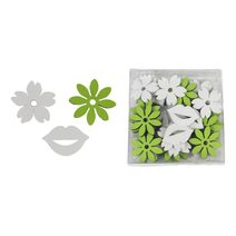 Dekorace 36ks D3007 - 3,5 x 0,3 - 0,4 x 2,3 - 3,5 cm