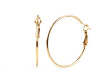 Náušnice z nerezové oceli kruhy