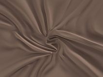 Saténové prostěradlo LUXURY COLLECTION 140x200cm tm hnědé / čokoládové