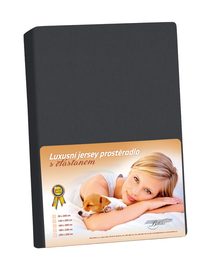 Jersey LUX Grafitová /348