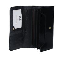 Crossbody dámská kabelka v květovaném designu tmavě modrá 5432-BB
