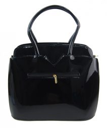 TESSRA Velká tmavě šedá crossbody dámská kabelka D5580