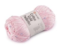 Pletací příze Cotton Gold Paillettes s flitry 50 g