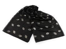 Šátek / šála se zlatým potiskem 70x180 cm