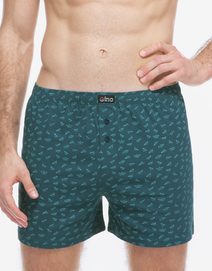 Pánské trenky volné, šité Origami 75215P