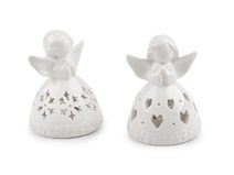 Porcelánový anděl svítící
