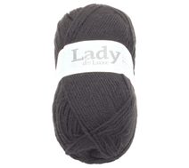 Příze LADY de Luxe - 100g / 238 m černá