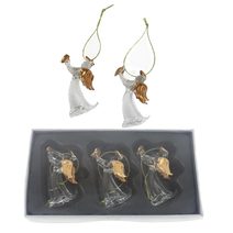 Anděl k zavěšení, 3 ks S0469 - 6,5 cm