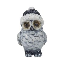 Dekorace sova X5337/1 - 6 × 5 × 8,5 cm