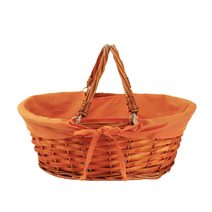 Košík se dvěma uchy oranžový P0068/O - 35,5 x 27,5 x 13 cm