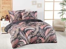 Bavlněné povlečení DELUX PALMA šedá