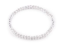 Náramek pružný z broušených korálků