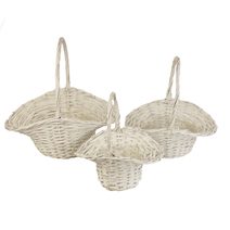 Koš dekorační, sada 3ks P0937-01 - 27x21x8/12/15/30 cm