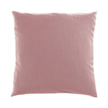 Mušelínový povlak na polštář RŮŽOVÝ