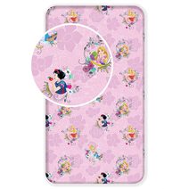 JERRY FABRICS Prostěradlo Princess pink 02 Bavlna, 90/200 cm