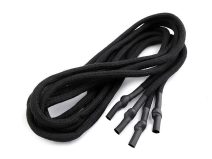 Oděvní šňůra s koncovkami do kapucí, délka 130-140 cm 1 pár