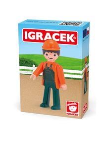 IGRÁČEK MultiGO Pošťák set poštovní auto s figurkou STAVEBNICE