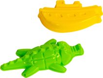 ECOIFFIER Formičky zvířátka dinosaurus 10cm set 4ks v síťce plast